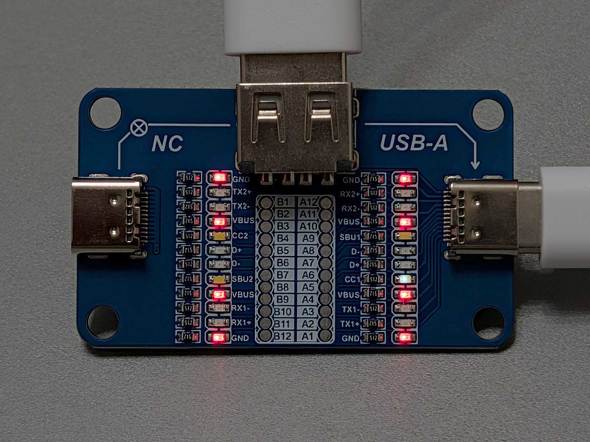 XYZA USB-C CABLE CHECKER 2 USB �P�[�u���`�F�b�J�[ ���� USB Type-C LED