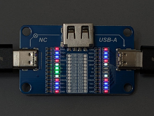 XYZA USB-C CABLE CHECKER 2 USB �P�[�u���`�F�b�J�[ ���� USB Type-C LED
