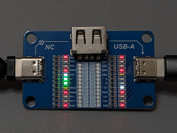XYZA USB-C CABLE CHECKER 2 USB �P�[�u���`�F�b�J�[ ���� USB Type-C LED