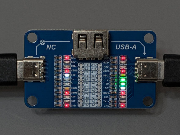 XYZA USB-C CABLE CHECKER 2 USB �P�[�u���`�F�b�J�[ ���� USB Type-C LED