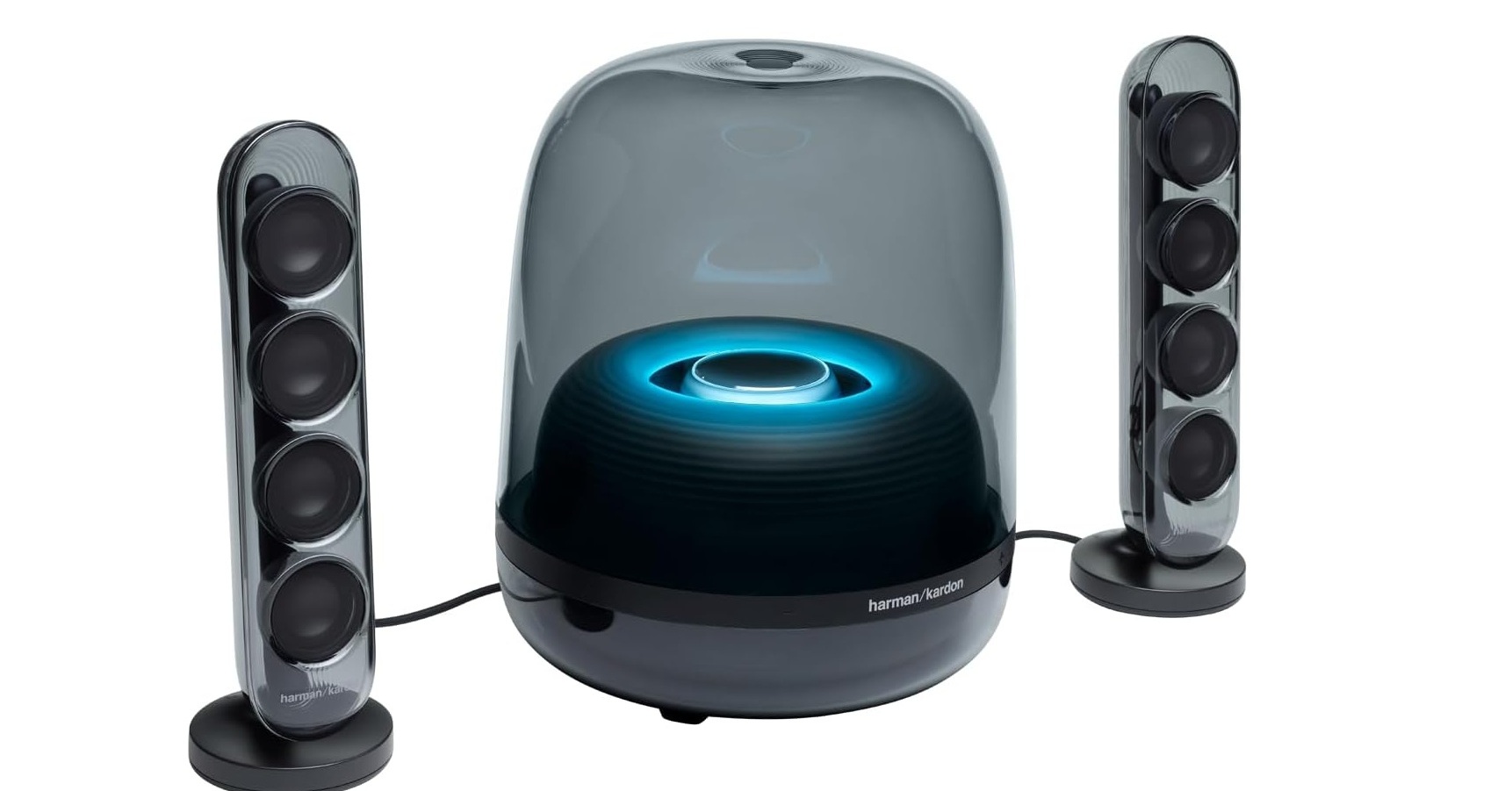 神秘的なデザインがユニークな「Harman Kardon SoundSticks 4」が