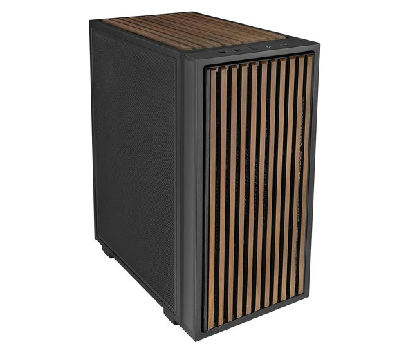 �uVertical AeroDeck Black�v���uB4-mATX Wood Black�v�ɑg�ݍ��񂾉摜