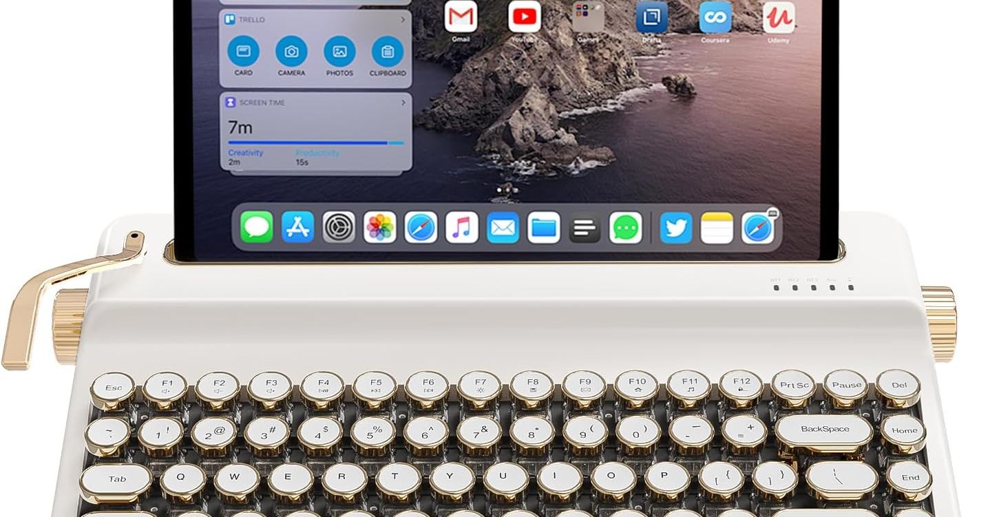 なつこさま専用極美品QL75 タイプライターキーボード 本体 レトロで可愛い「YUNZII QL75 タイプライターキーボード」がセールで20