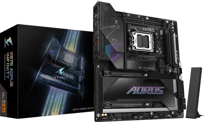 GIGABYTE、設立40周年記念モデル「X870 AORUS INFINITY」E-ATXマザーボードを7月17日発売