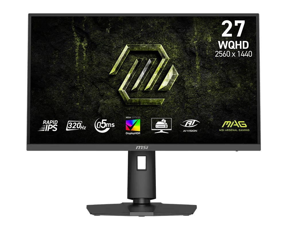 MSI、320Hz対応27型WQHDゲーミング液晶ディスプレイ「MAG 274QPF X32」発表
