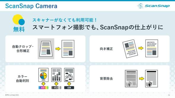 ScanSnap Camera���̂��͖̂������[�U�[�ł��g����