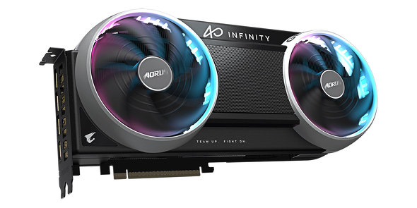 「AORUS GeForce RTX 5080 INFINITY 16G」の製品画像