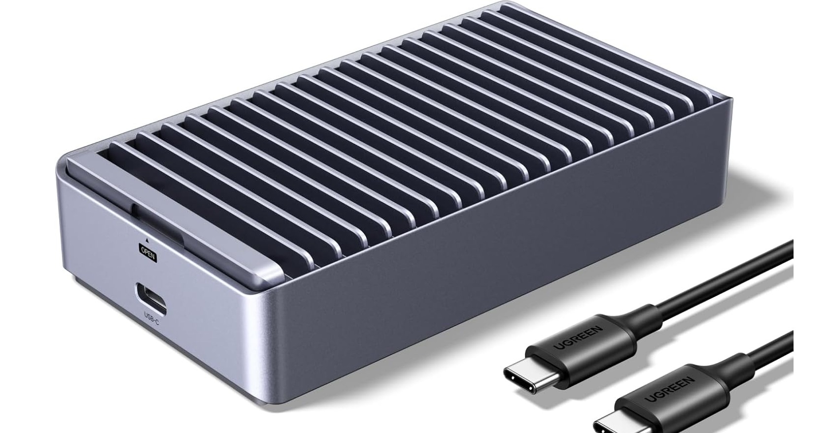UGREEN M.2 SSD外付けケースが38%オフの7397円、読み書き毎秒3600MBの高速転送対応