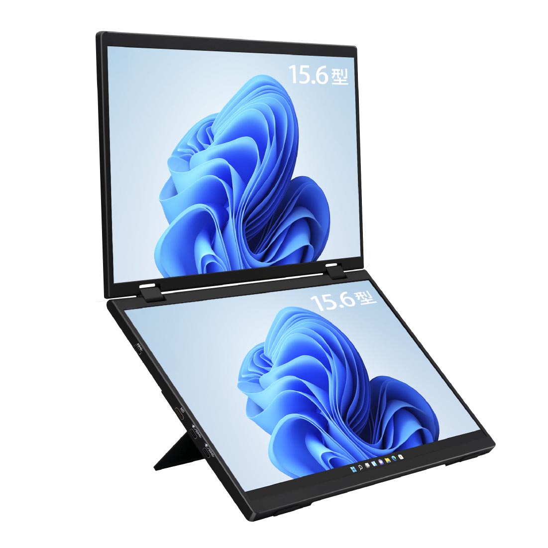 アイティプロテック、15.6型×2画面を利用できるデュアルモバイル液晶