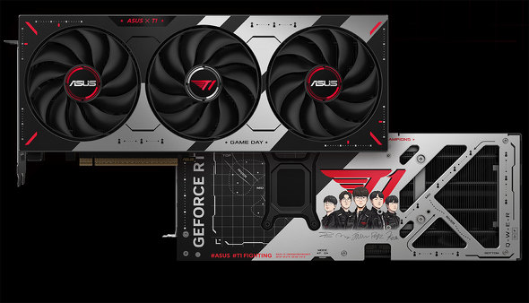 �uASUS T1 GeForce RTX 5070 12GB GDDR7 OC Edition�v�̐��i�摜�i����Web�T�C�g���j