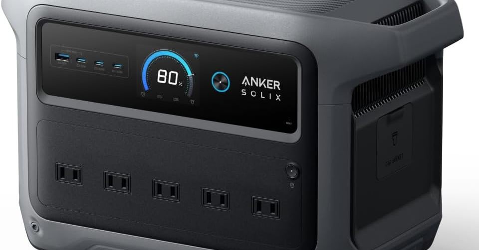 キャンプや停電時の備えに適した「Anker Solix C1000 Gen 2 Portable