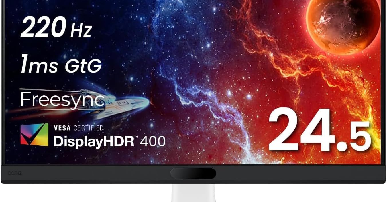 リフレッシュレート220Hz対応の24.5型ディスプレイ「BenQ MOBIUZ EX251