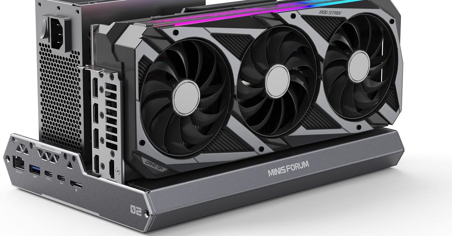 GPU ドッキング ステーション、Oculink対応 未使用 ノートPCやミニPCにGPUを外付けできる！ OCuLinkとUSB4 V2