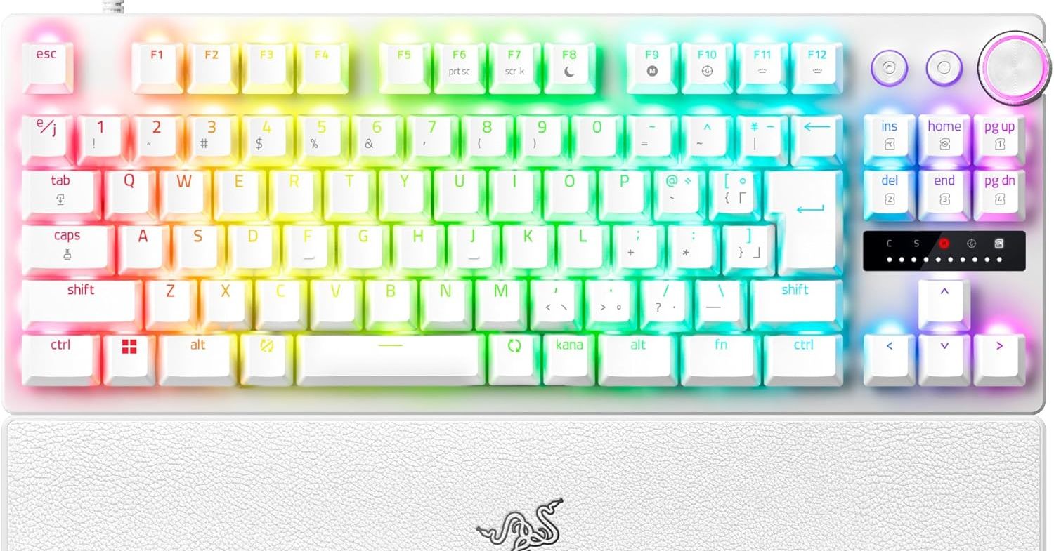 Razerのラピトリ対応日本語ゲーミングキーボード「Huntsman V3 Pro」が