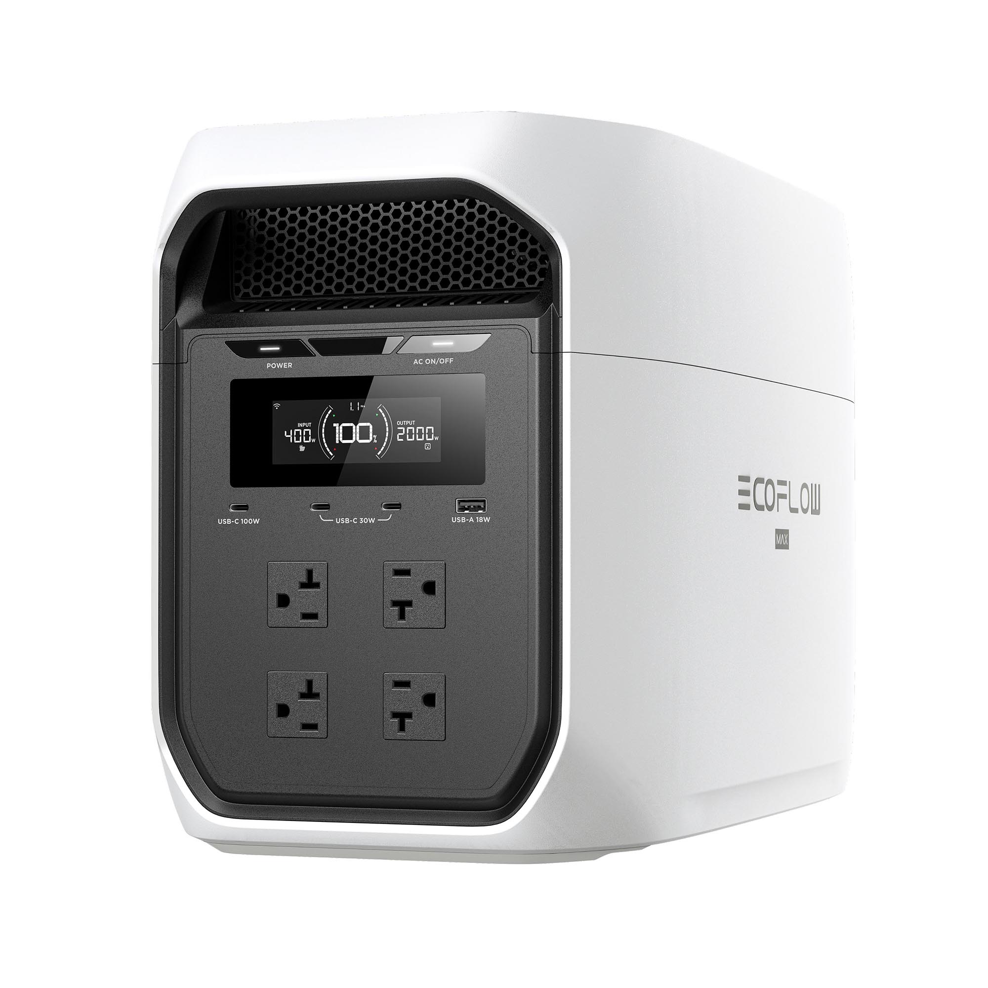 EcoFlow、ポータブル電源「EcoFlow DELTA 3 Max」にホワイトカラー