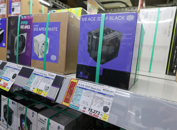 TSUKUMO eX.�ɕ��񂾁uV8 ACE 3DHP Black�v�iIntel�����Łj
