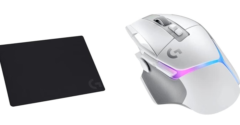 【動作良好・付属品付】Logicool G502 LIGHTSPEED ＋パッド 多ボタンの定番ゲーミングマウス「Logicool G G502 X PLUS LIGHTSPEED