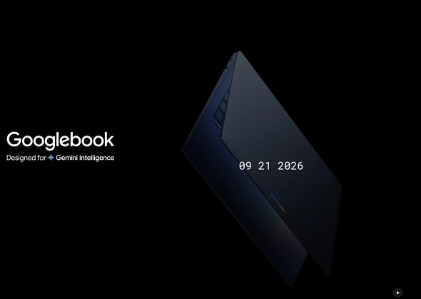 Google���AGooglebook�̗\���9��21���ɊJ�n����
