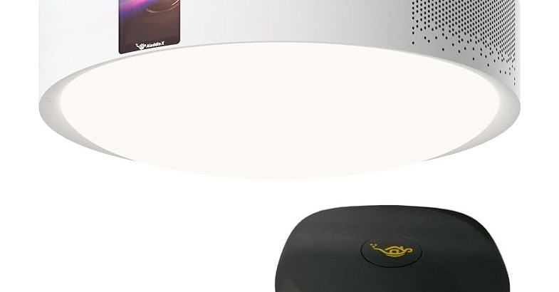 [ITmedia PC USER] 最新のプロジェクター付きシーリングライト「Aladdin X3 Laser 4K」がセールで20％オフの21万4800円に