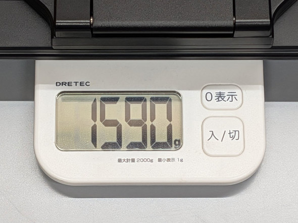 �d�ʂ͎�����1590g������