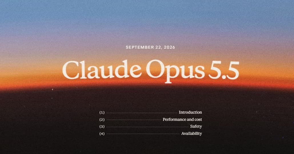 [ITmedia PC USER] AnthropicがAIモデル「Claude Opus 5.5」を発表／OpenAIもAIモデル「GPT-6 Sol」「GPT-6 Luna」を投入