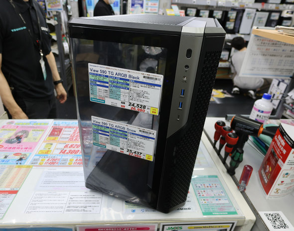 TSUKUMO eX.�ɓ��ׂ����uView 590 TG ARGB�v�i�u���b�N�j