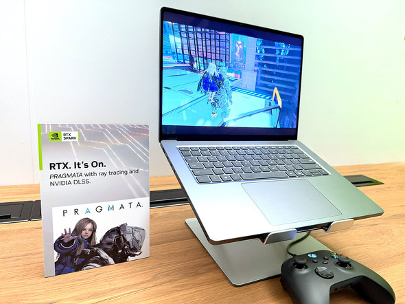 NVIDIA RTX Spark���ڃ��f�����삵�Ă���J�v�R�� �v���O�}�^�̓���f��