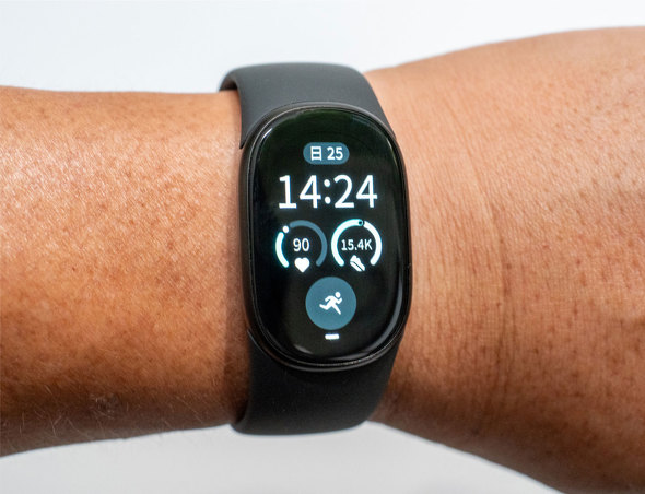 Fitbit Edgeを装着