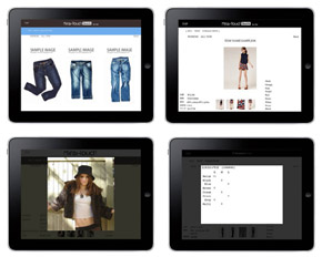 洋服の商品カタログをipad対応に ミライタッチquickファッションカタログ Itmedia Mobile