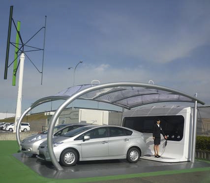 太陽光や風力からの電力でevを充電 停電時も電力を供給 電気自動車 スマートジャパン