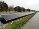 海面下の農地を守る、1000mの用水路で太陽光発電 