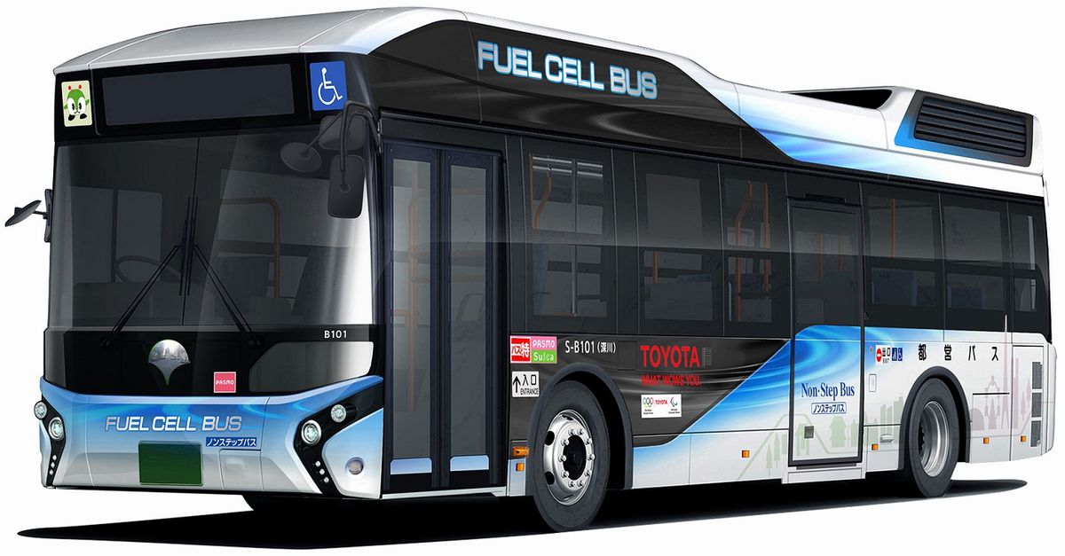 水素で200キロ走る燃料電池バス、東京都心で運行開始へ：電気自動車（1 ...