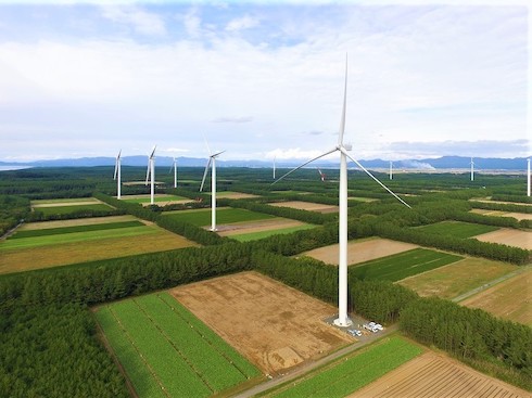 国内最大級121mwの風力発電所 4月から青森県つがる市で運転開始 自然エネルギー スマートジャパン