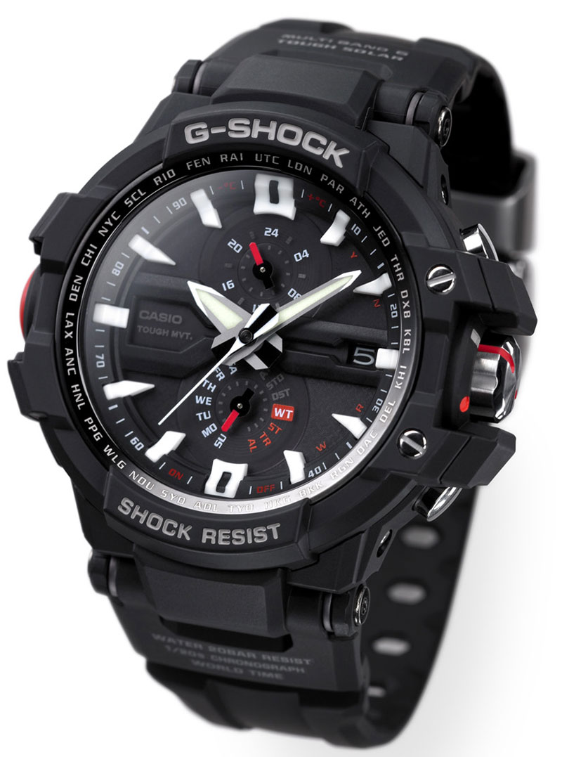 G-SHOCKにリューズが付いた!? パイロットウオッチ「GW-A1000