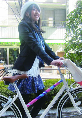 ファッション感覚で 貼ってはがせる 自転車デコシール Itmedia ビジネスオンライン