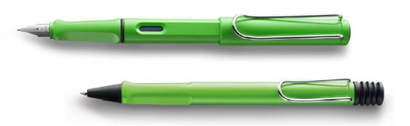 LAMY Safari、2012年特別カラーはビビッドな蛍光グリーン - ITmedia