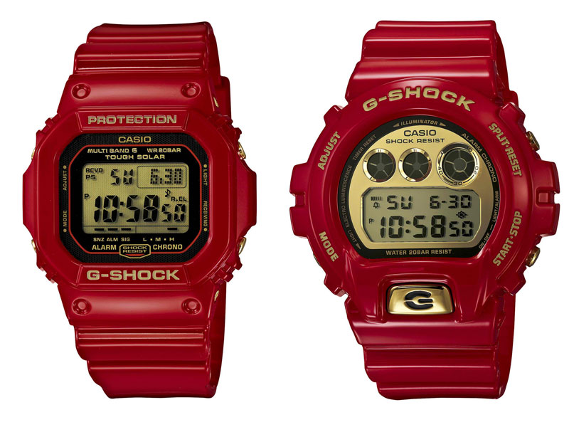 G-SHOCK 30周年記念モデル、第1弾は真っ赤な「Rising RED」 - ITmedia 