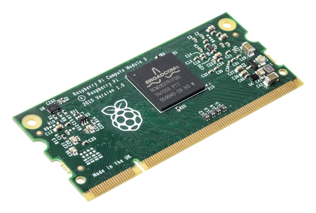 組み込みフォームファクタの「Raspberry Pi 3」：Raspberry Pi Compute Module 3