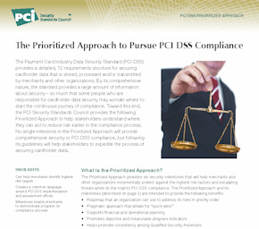 PCI DSS Prioritized Approach