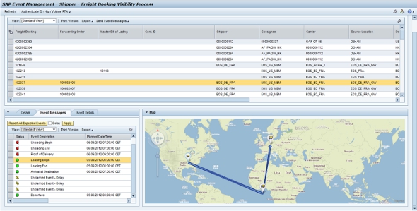 「SAP Event Management」の管理画面