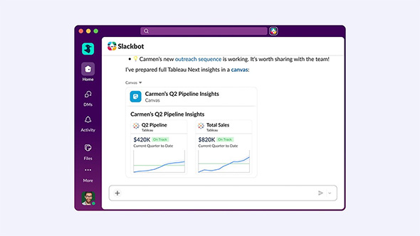 Slackbot MCP AI�ڑ��@�\�ɂ��Tableau�̃f�[�^���o���Ȃǂ̋@�\��Slack�C���^�t�F�[�X�ɈڐA�ł���